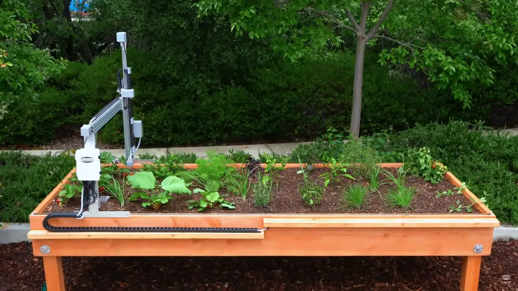 farmbot vegetable garden