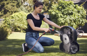 How to clean robot mower